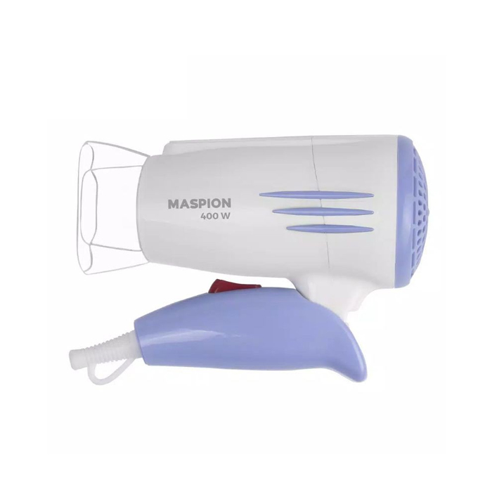 Maspion Hair Dryer Lipat 400 Watt - MHD104WP Biru